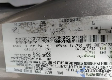 2015 Ford Focus Se z USA, uszkodzony, nr VIN 1FADP3K25FL238341